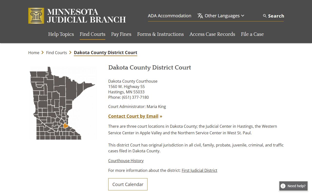 Apple Valley Dakota County Court bankruptcy records