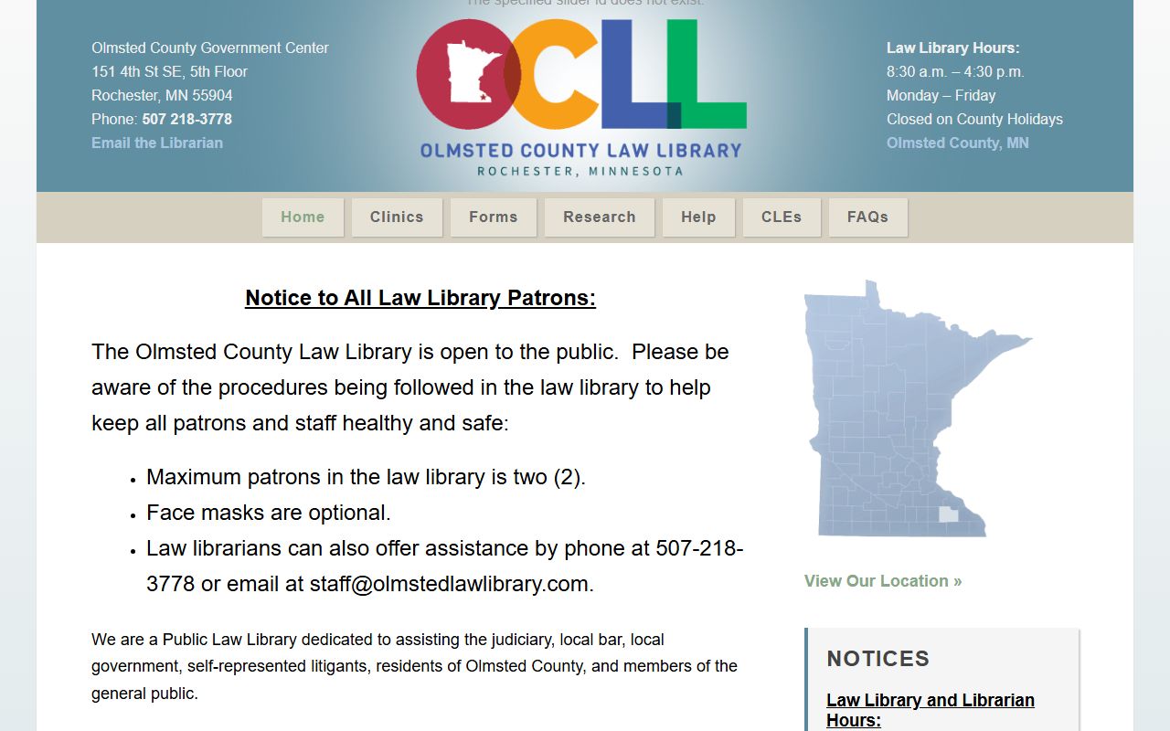 Olmsted Law Library Rochester bankruptcy records