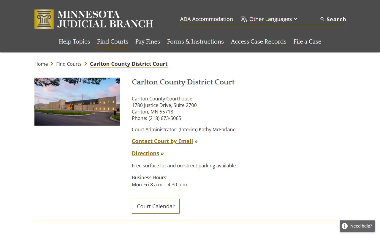 carlton county court carlton county bankruptcy records