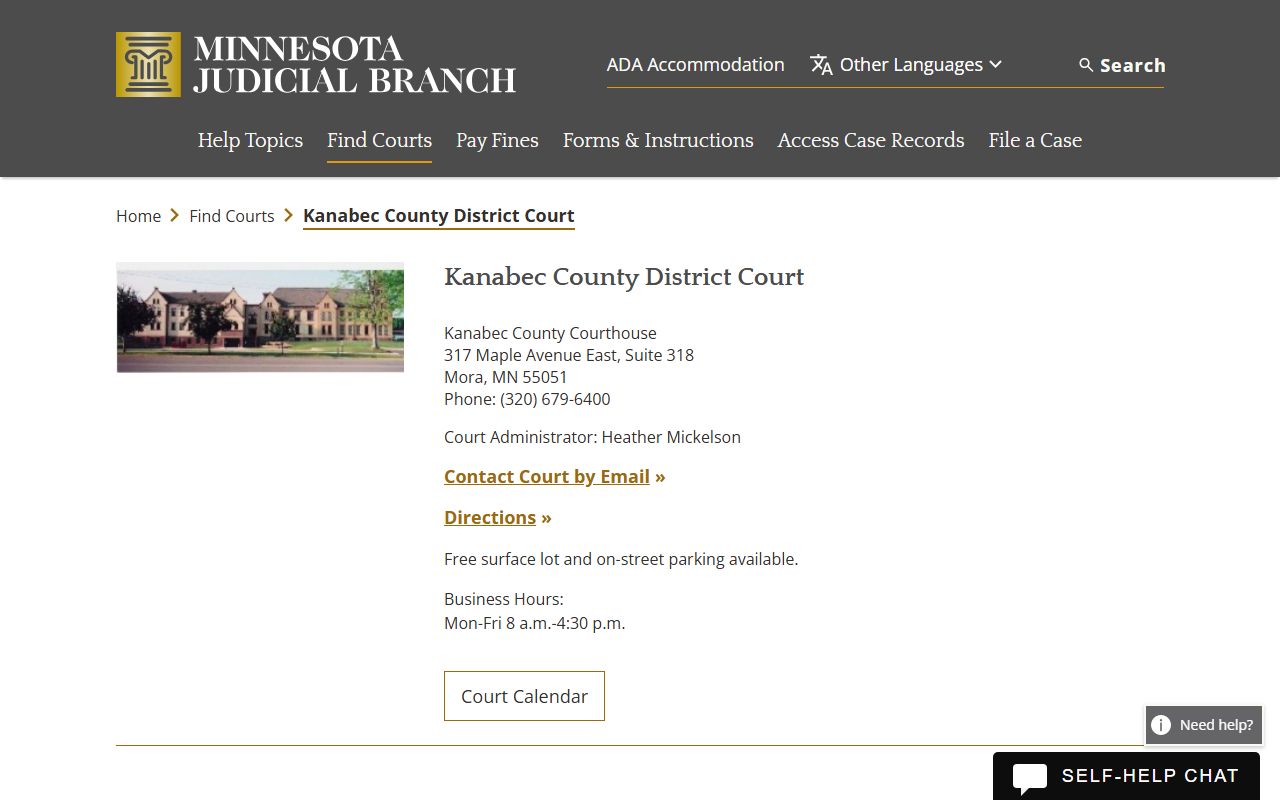 Kanabec County Court kanabec county bankruptcy records
