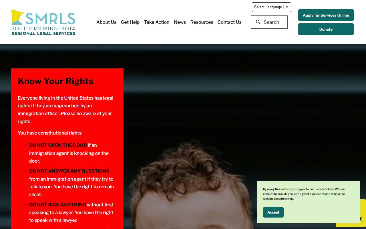 Southern Minnesota Regional Legal Services Le Sueur County bankruptcy legal aid