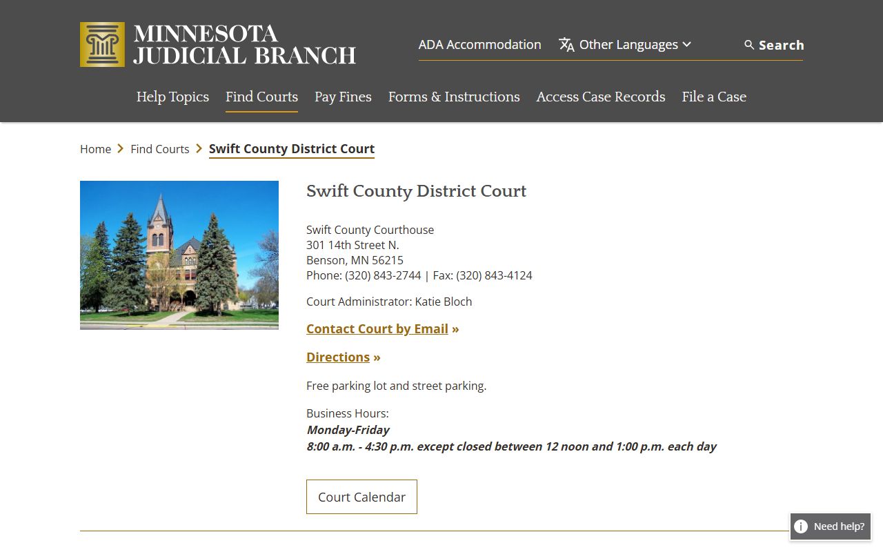 Swift County District Court Swift County bankruptcy records
